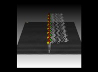 The execution of a very simple program on a Turing Machine 