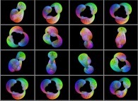 Rotation about X and Y axes of the Jeener-Klein triple bottle 