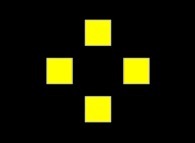 Using 4 identical squares, how to obtain 5 identical ones? 