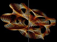 Tridimensional representation of a quadridimensional Calabi-Yau manifold -picture sharpening- 