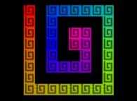 A Fractal Square -iterations 0 to 3- 