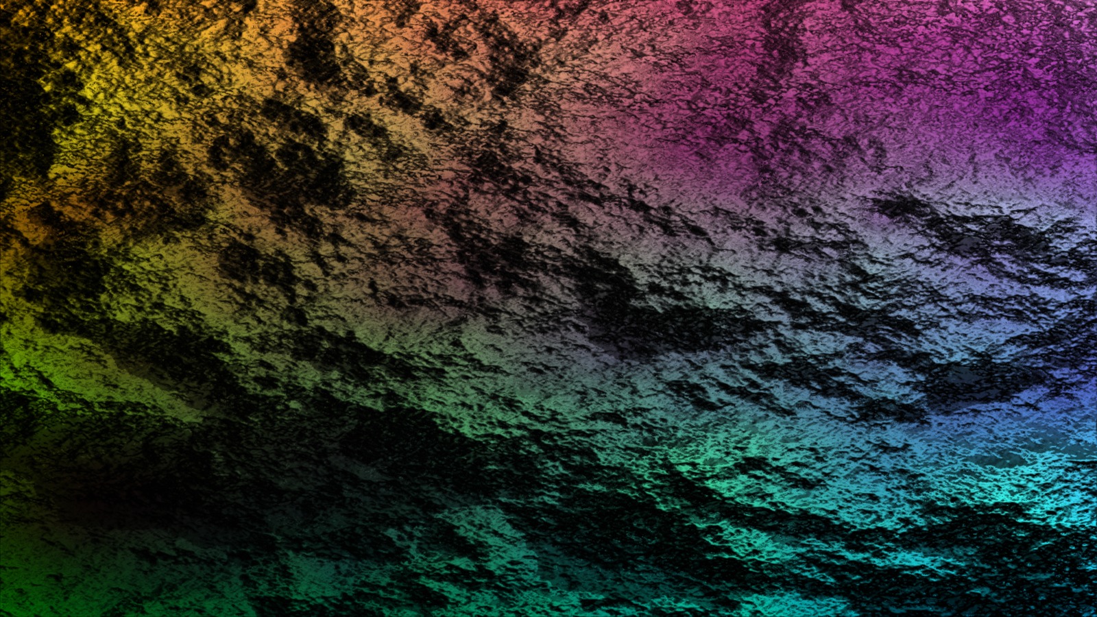 Tridimensional fractal surface (bird's-eye view) [Surface fractale tridimensionnelle (vue a&eacute;rienne) ]