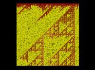 La conjecture de Proth-Gilbreath -visualisation du processus pour les 256 nombres premiers suivant 100000...- 