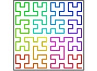 Bidimensional Hilbert Curve -iteration 4- 