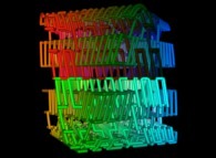 A Jeener-Möbius Tridimensional manifold described by means of a Tridimensional Hilbert Curve -iteration 4- 