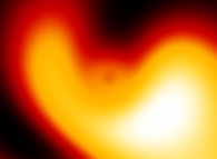 Tridimensional display of a linear superposition of 6 eigenstates of the Hydrogen atom (tridimensional computation)