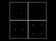 The four first power sets {P(E),P(P(E)),P(P(P(E))),P(P(P(P(E))))} of a one-element set E 