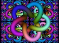 5-foil torus knots 