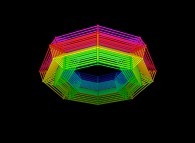 Regular quadrangulation of the volume of a torus -8x8x8- 