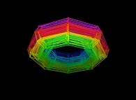 Random quadrangulation of the volume of a torus -8x8x8- 