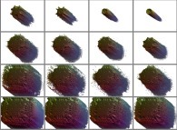 The peeling of a 'MandelBox' -tridimensional cross-sections- 