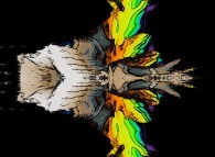 A pseudo-quaternionic Mandelbrot set (a 'MandelBulb')-tridimensional cross-section- 