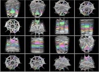 Rotation about the X axis of the 32 vertices of a 5-cube 