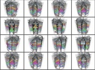 Rotation about the Y axis of the 32 vertices of a 5-cube with fog 