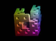 A half-random extended Menger Sponge -iteration 2- 