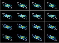 Simulation of 'from Pluto to the Sun' with pure uniform circular motions (linear scales)