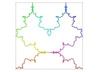 A Bidimensional Hilbert-like Curve defined with {X1(...),Y1(...)} related to the Mandelbrot set border -iteration 2- 