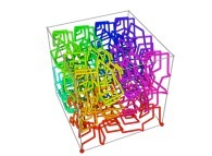 A Tridimensional Hilbert-like Curve defined with {X3(...),Y3(...),Z3(...)} -iteration 3- 