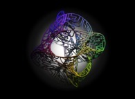 Tridimensional representation of a quadridimensional Calabi-Yau manifold described by means of one of the 2339 pentominos 6x10 puzzle 