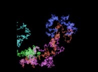 The 10.000 first digits -base 10- of 'pi' displayed as an 'absolute' bidimensional random walk 