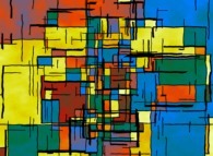 Untitled 0372 -a Tribute to Piet Mondrian and to Ernö Rubik- 