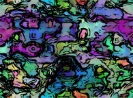 Bidimensional abstract texture with random anthropomorphic patterns 