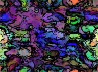 Bidimensional abstract texture with random anthropomorphic patterns 