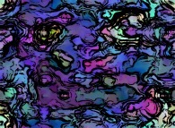 Bidimensional abstract texture with random anthropomorphic patterns 