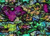 Bidimensional abstract texture with random anthropomorphic patterns 