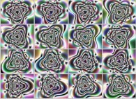 Self-transformation of a simple dynamical geometric texture 