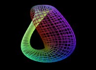 The Klein bottle defined by means of three bidimensional fields 