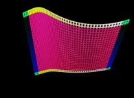 A surface between a rectangle and the Möbius strip 