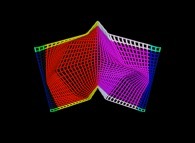 A surface between a rectangle and a rounded cube 