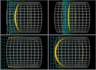 Bidimensional cross-sections of a cylinder 