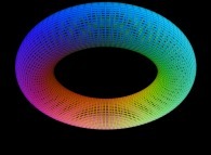 A torus by means of three bidimensional fields 