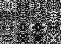 Animation of bidimensional symmetrical geometrical textures 