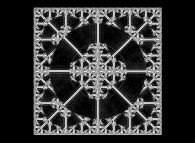 Synthesis of bidimensional stained-glass window 