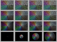 Bidimensional rectangular billiard with 64 isotropic particles and with collisions 