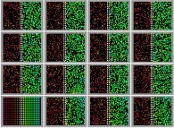 Diffusion between two boxes by means of an osmotic process 