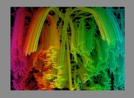 The trajectories of bidimensional fractal aggregates obtained by means of a 100% pasting process during collisions of particles submitted to a vertical field of gravity 