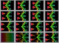 Bidimensional quasi-symmetrical fractal aggregate obtained by means of a 100% pasting process during collisions of particles submitted to an attractive central field of gravity 