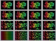 Bidimensional fractal aggregates obtained by means of a 100% pasting process during collisions of particles submitted to an attractive central field of gravity 