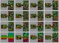 Bidimensional disymmetrical double billiard with 470 isotropic non interacting particles 