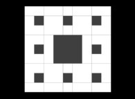 The Sierpinski Carpet -iteration 2- 