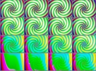 The set of 'Y' bidimensional fields defining an interpolation between two intertwinings 