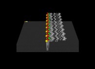 The execution of a very simple program on a Turing Machine 