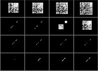 Bidimensional display of the rounding-off errors when computing the Verhulst dynamics 