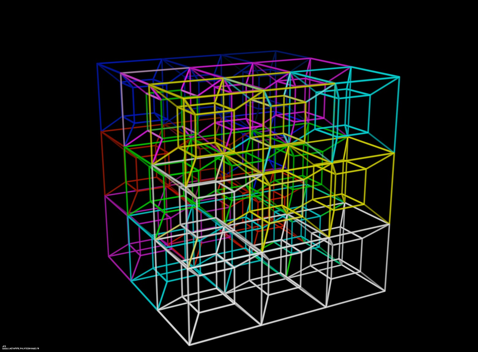 Hypercubic lattice [R&eacute;seau hypercubique ]