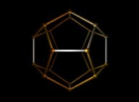 The regular Dodecahedron, one of the 5 Platonic Solids 