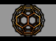 The truncated regular Icosahedron or again the spherical Fullerene Molecule containing 60 Carbon atoms 